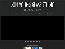 Tablet Screenshot of dyglassstudio.com